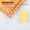 Ginkgo leaf pattern acrylic embossing mold for fondant and clay crafts, size 10x10cm - Leaf G-Ginkgo Pattern Stamp