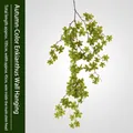 Künstliche Enkianthus Wandpflanze in Herbstfarben mit Drahtstiel, 105 cm Länge - Wandbehang (Interner Draht) / Herbstfarbe (Wandbehang)