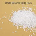 Artificial white sesame model 500g package for realistic food display props - PVC Large White Sesame (500g)