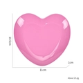 Pink heart-shaped jewelry tray 11cm wide and 10.5cm high for small accessories storage - Heart Tray - Peach Pink