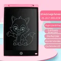 Pink 10-inch LCD writing tablet for kids featuring eye-protection screen and stylus - 【Monochrome】10 Inch Pink