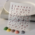 Pegatinas 3D para uñas con ojos divertidos para decoración creativa de manicura con relieve - Estilo Ojos Grandes Divertidos (CO-014)
