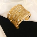 Gold Multi-layer Twisted Rope Rhinestone Style (14#)