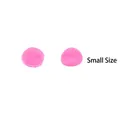 Small size pink silicone fondant mold with double-sided rose petal texture, 2 pieces - Small / Pink