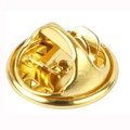 Golden metal butterfly clutch tie tack pin back replacement for DIY jewelry making - Iron Butterfly Clutch (Gold)