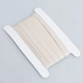 Roll of 1cm cream double-sided velvet ribbon for DIY bows and gift packaging crafts - Paper Card Style (3#)