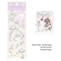 Dutch Tulip purple stickers set in 59x182mm waterproof synthetic paper for journals - Dutch Tulip - Purple Tulip
