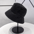 Detailed close-up of a luxury black disco bucket hat covered in sparkling rhinestones - Full Rhinestone Black Bucket Style
