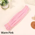 Warm pink dense chenille stems for DIY craft, soft fuzzy wire sticks for handmade art - Approx 100Pcs (High Density) / Warm Pink
