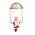 Electric musical parachute Santa Claus hanging ornament for Christmas holiday home decor - Four-Ring Parachute Santa