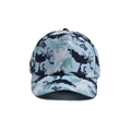 Kids light blue baseball cap with colorful dinosaur silhouettes and sun protection - Blue Dinosaur