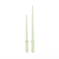 Luminous quartz clock hands set made of aluminum with green fluorescent finish - Fluorescent Green