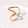 Gold Irregular Minimalist Wave Style (JR427-G7)