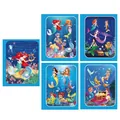 Reusable magic water drawing book featuring a colorful mermaid theme for creative kids - Single-line Thick Mermaid Style (includes Pen + Opp Bag)