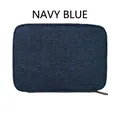 Custodia impermeabile in tessuto blu navy per cinturini di smartwatch e accessori - Blu navy (senza maniglia, senza tasca a rete)