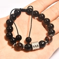 Estilo ajustable trenzado / Ojo de Tigre Rojo Trenzado