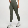 Legging de yoga vert olive taille haute avec effet push-up et gainage abdominal sans couture - Vert olive