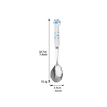 304 stainless steel spoon with blue cat paw ceramic handle for travel and picnic - 410 Blue Cat Claw Spoon