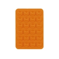 Orange silicone phone suction cup mount with 24 sticky pads for mobile cases - Standard Style (24-Suction Cup) / Orange