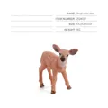 Miniatuur witstaarthert figuur ZQ4037 met realistische bruine gevlekte textuur - Klein Witstaarthert (ZQ4037)