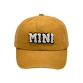 Cappellino da baseball giallo senape in cotone lavato con ricamo MINI 3D e cinturino regolabile - Stile MINI / Giallo zenzero
