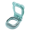 Light blue bear shaped sandwich cutter and sealer tool made of stainless steel - Nordic Blue