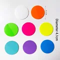 Wasserfeste bunte runde Haftnotizen Set 8 helle Farben insgesamt 160 Blatt Klebezettel - Neon Kreise (8 Farben/160 Blatt)