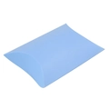 Light blue pillow-shaped gift box for wedding candy and party favor packaging - Light Blue