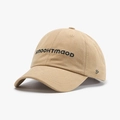 Cappellino classico in cotone kaki con ricamo blu SMOOHTMAOD e logo 86 laterale - Regolabile / Cachi