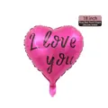 18 inch rose red heart foil balloon with I love you print for wedding decoration - 18-inch Heart Rose Red (Double Sided I LOVE YOU)