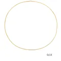 Minimalist gold titanium steel snake chain necklace for women and men with lobster clasp - 2mm Gold 70cm