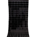 Sparkling black square tinsel curtain backdrop for birthday party and wedding decor - Black