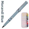 Inkless eternal pencil in Morandi blue finish with metal clip and matte texture - Small Rod HB / Morandi Blue