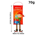 Kerst banner met elf en Merry Christmas tekst 115x40cm muur decoratieve vlag - Elf