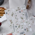 Autocollants 5D pour ongles avec fleurs de jasmin et motifs chinois, modèle TS-2645 - TS-2645 Murraya Paniculata