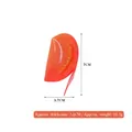 Lifelike artificial tomato slice model with 7x3.7cm dimensions for food photography props - Model Only / Red