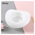 Creative white cowboy hat shaped plastic ice cream bowl for children and gifts - White
