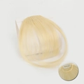 Light blonde clip-in air bangs with sideburns showing inner clip-on structure - With Sideburns - Light Blonde/102