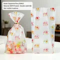 Translucent matte gift bag featuring colorful cartoon pony design and 0.08mm thickness - Dopamine Pony Style - Small