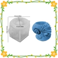 Stampo in silicone a conchiglia per candele con dimensioni 8,4 cm altezza e 9,9 cm larghezza - Tazza di Candela Conchiglia 001