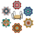 Estilo Mandala 1 (BD001) / 6 Piezas (Con Soporte de Hierro)
