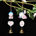 Μουσικά μενταγιόν Doraemon από ρητίνη με χάλκινα κουδούνια και ετικέτες με συνθήματα - Wind Chimes