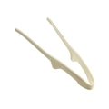 Pinza de cocina ergonómica de silicona blanco crema con mango antideslizante para BBQ - Blanco Roto