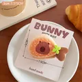 Cartoon chicken leg plush pendant with bear face and clover in warm orange tones - Hair Clip / 4# Chicken Drumstick Doll Hair Clip
