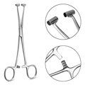 Strumento professionale per piercing in acciaio inossidabile con punta cilindrica e blocco - Nuove pinze per tubi