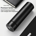 Smart 316 stainless steel vacuum flask in matte black with LED temperature display screen - 304 Stainless Steel Smart Series / Premium Smart Black