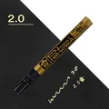 Sakura Pen-touch gold paint marker with 2.0mm medium nib for glossy metallic writing - 2.0mm / Gold