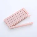 Set da 5 mollette piccole rosa chiaro in plastica per sigillare sacchetti alimentari - Corto Confezione da 5 - Rosa / Piccolo