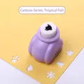 Purple tropical fish craft hole puncher for DIY paper embossing and handmade scrapbooking - Cartoon Series: Tropical Fish