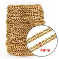 4mm Round Link Gold